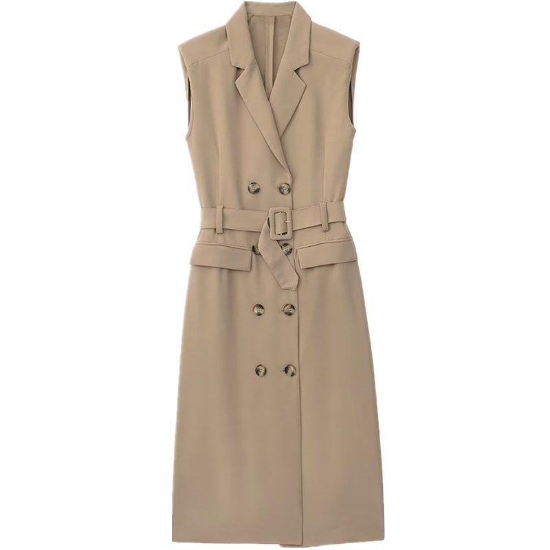 

Ur Autumn and Winter European and American-Style Belt Dress As shown in pictures XS