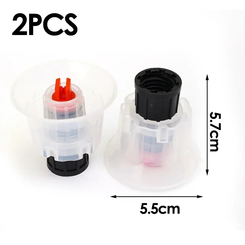 

4/2Pcs 16mm Foam Nozzle Car Wash Foam Spray Nozzle Windscreen Fan Foam Nozzle Internal Thread Car Wash Water Gun Nozzles