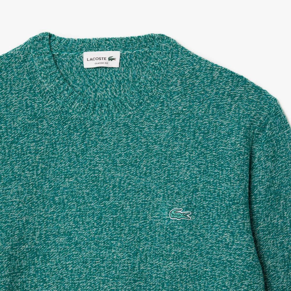 [Lacoste] Men's Mélange Crew Neck Pullover AH2920-54NI80