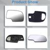 Passenger Side Mirror Glass Manual For 1999-2007 Chevy Silverado GMC Sierra