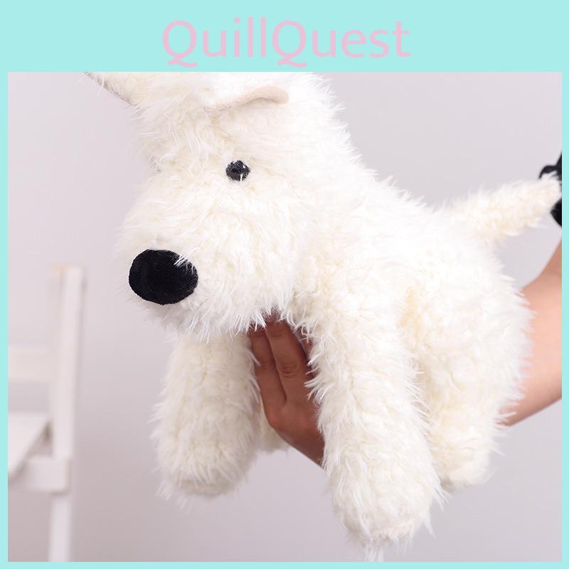 Cute Cartoon White West Highland Dog Plush Toy Doll For Dog Lovers