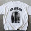 Not a Hugger Cactus Shirt, Funny Introvert Graphic Tee, Plant Lover Gift