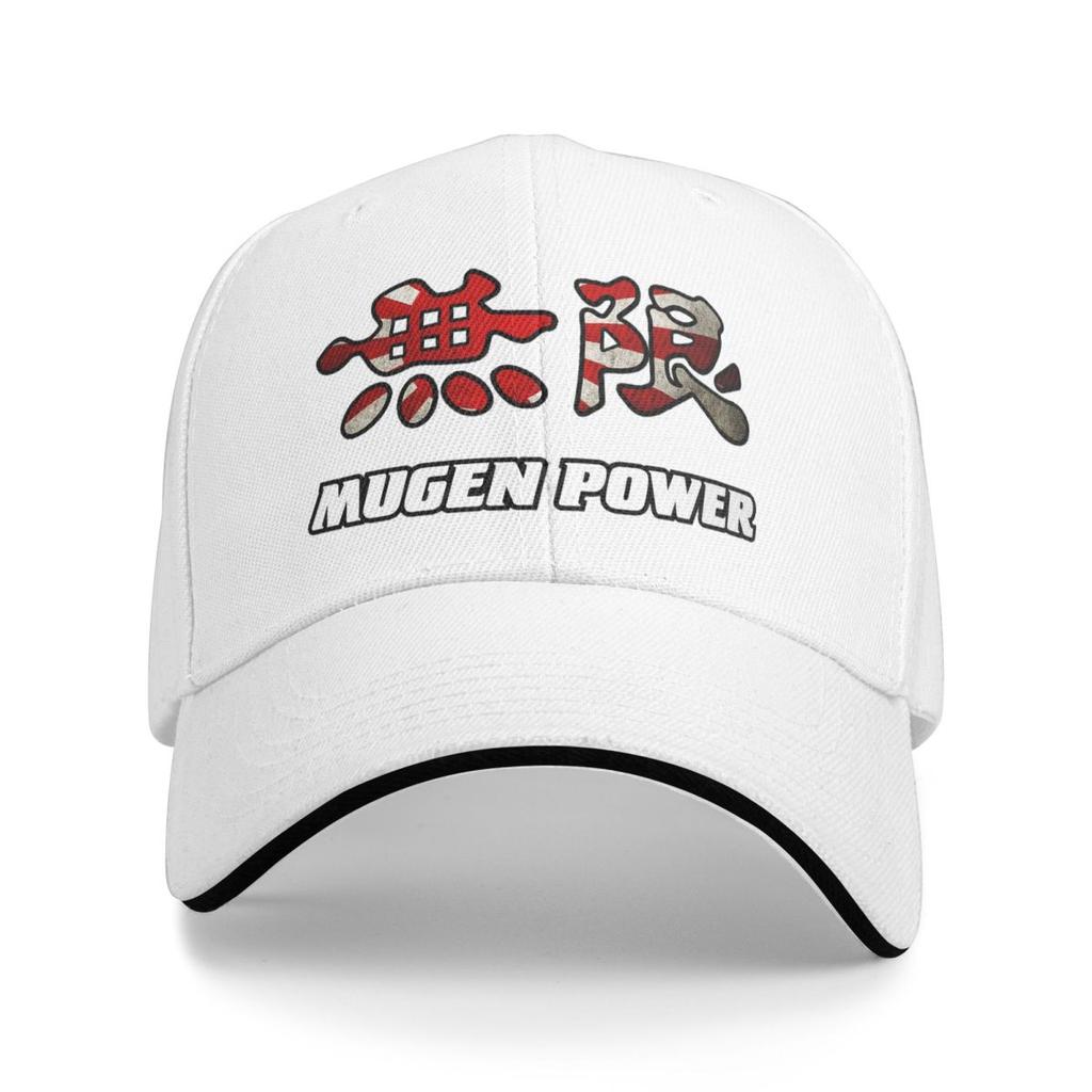 Unisex Baseball Hats Mugen Power Racing Logo Outdoor Streetwear Summer Sports Baseball Caps Hip Hop Cap Casquette Hats