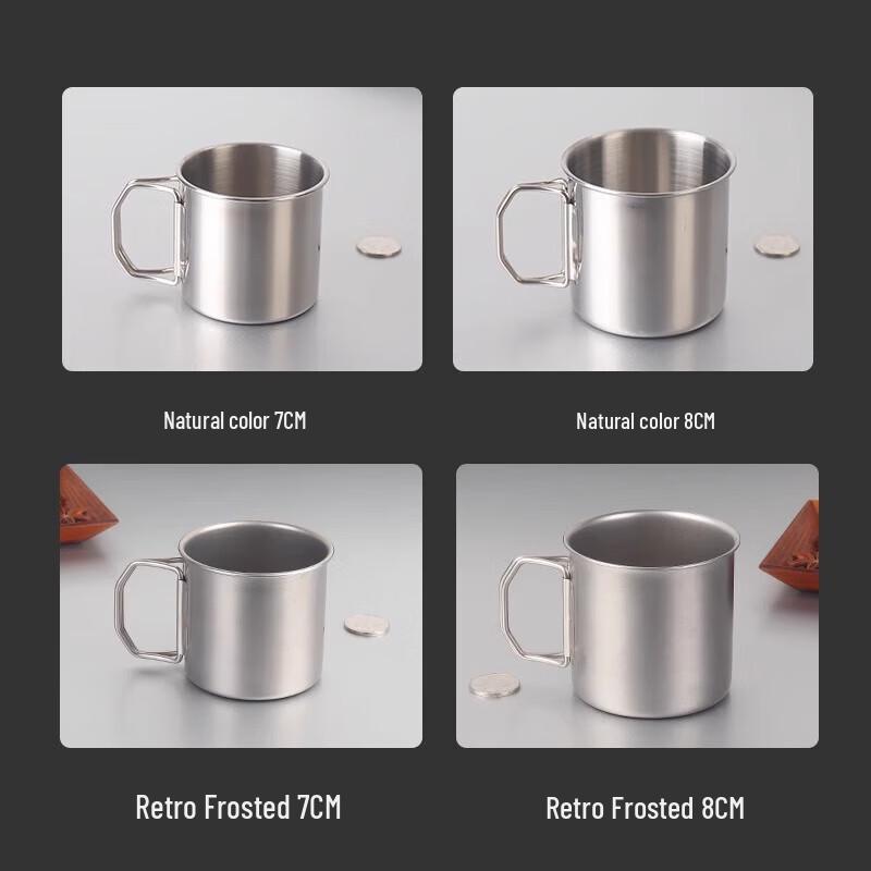 Huabeishi Stainless Steel Folding Camping Mug