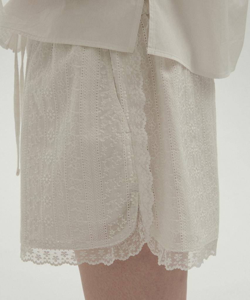 Keulloleu Cotton Lace Shorts - 2 Colors