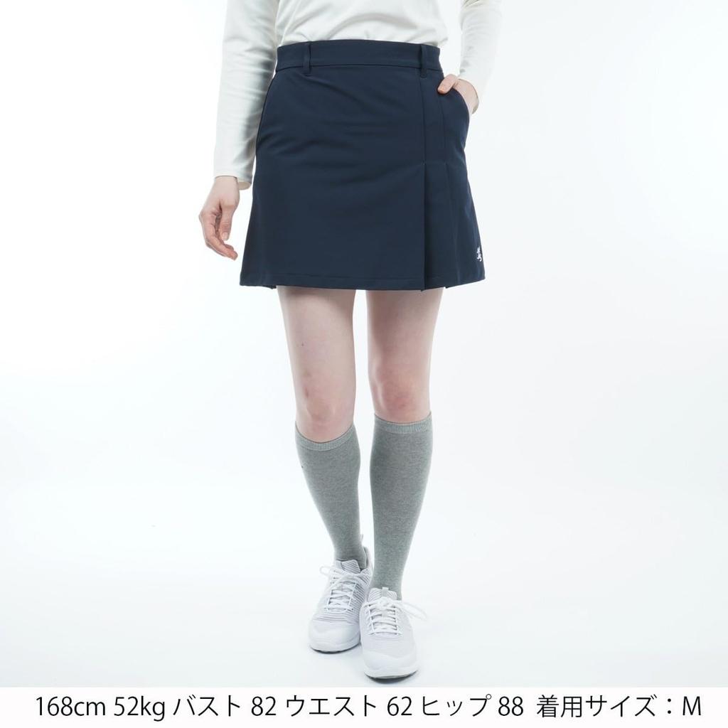 Admiral Golf ADLA270 Women's Basic Tennis Skirt with Side Tucks, Navy, Size M