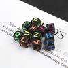 100pc Mixed English Letter Bead Cube Alphabet Beads Jewelry Findings Acrylic Bead for Jewelry Making