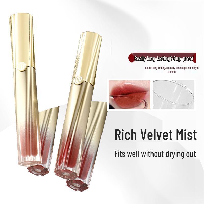 MYG Matte Lip Glaze: Moisturizing, Non-Transfer, Easy Application, Water-Locking, Non-Drying Lipstick.