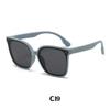 Children's Sunglasses Large Frame Fashionable Sunshade Anti-ultraviolet Silicone Polarized Children's Glasses 23048 23048