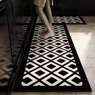 Kitchen Floor Mat, Anti-Slip, Oil-Proof, Water-Absorbent And Dirt-Resistant Diatomite Carpet, Home Decoration