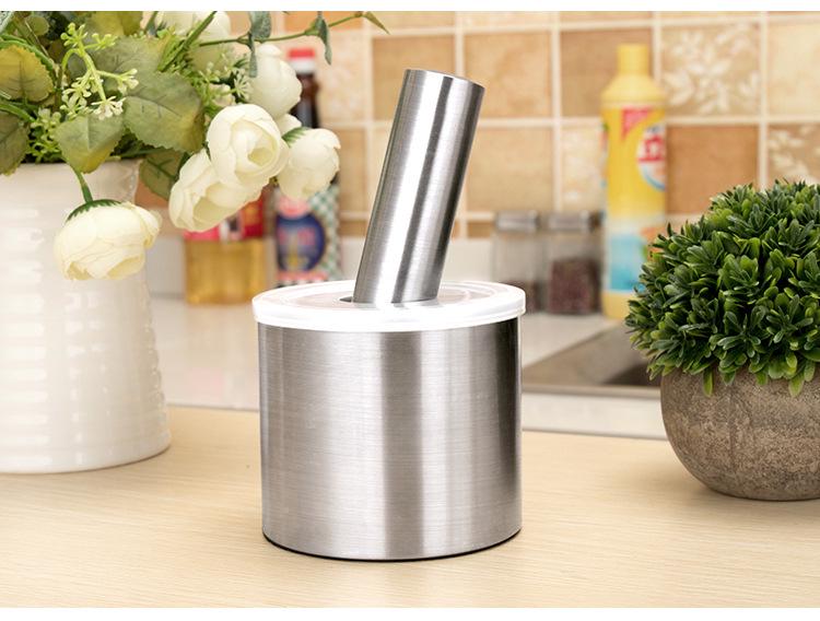 304 Stainless Steel Garlic Masher, Mincer, Peeler, and Spice Grinder