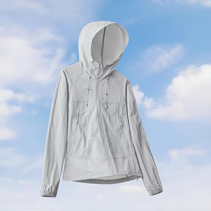 Unisex Summer 2025 Hooded UV Protection Water-Repellent Lightweight Jacket