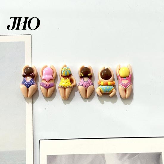 Magnetic Fridge Decoration 6/11Pcs 3D Swimming Figure Refrigerator Magnet, Cartoon Bikini Women Magnet Decorative Home Kitchen Office Whiteboard