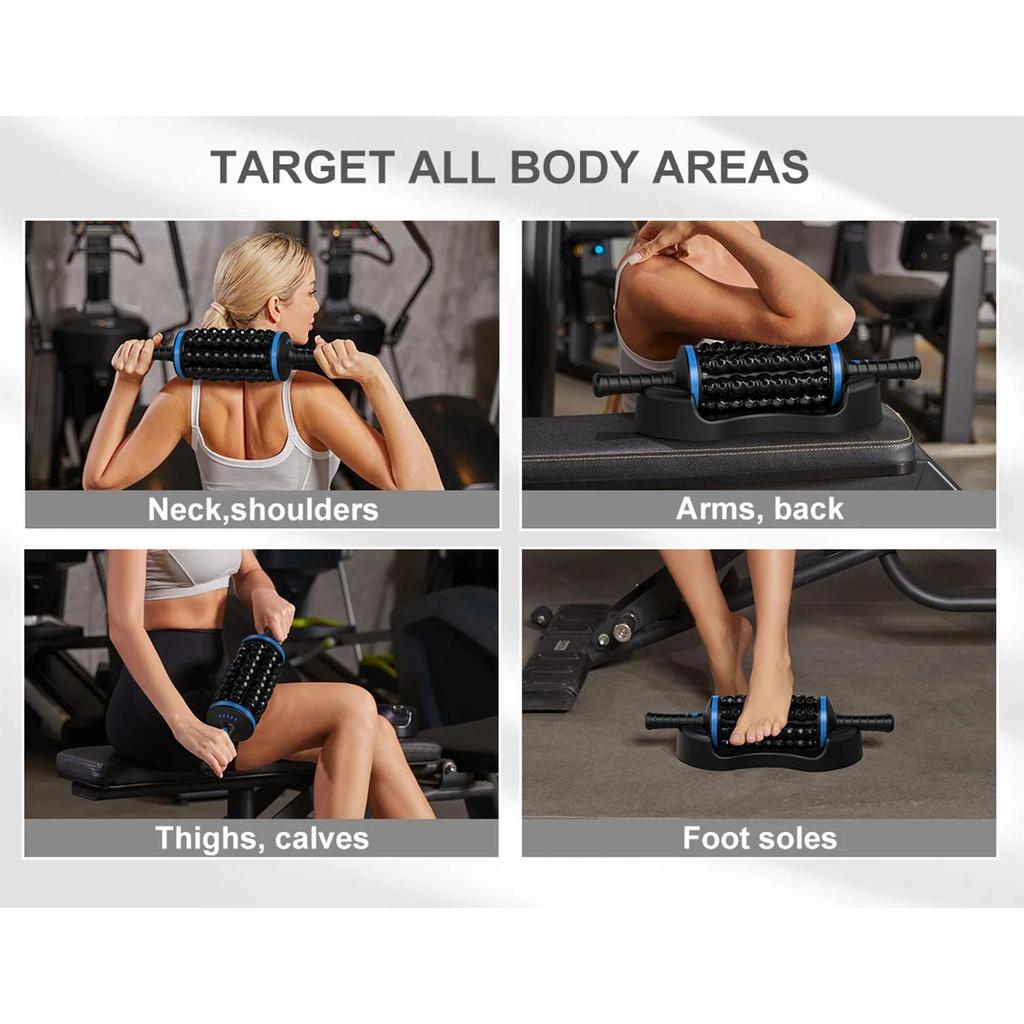 PL-699DC Elektryczny masażer — Roller do stóp z wewnętrzną kulką, Głęboka relaksacja mięśni, Redukcja stresu i Narzędzie do domowego fitnessu