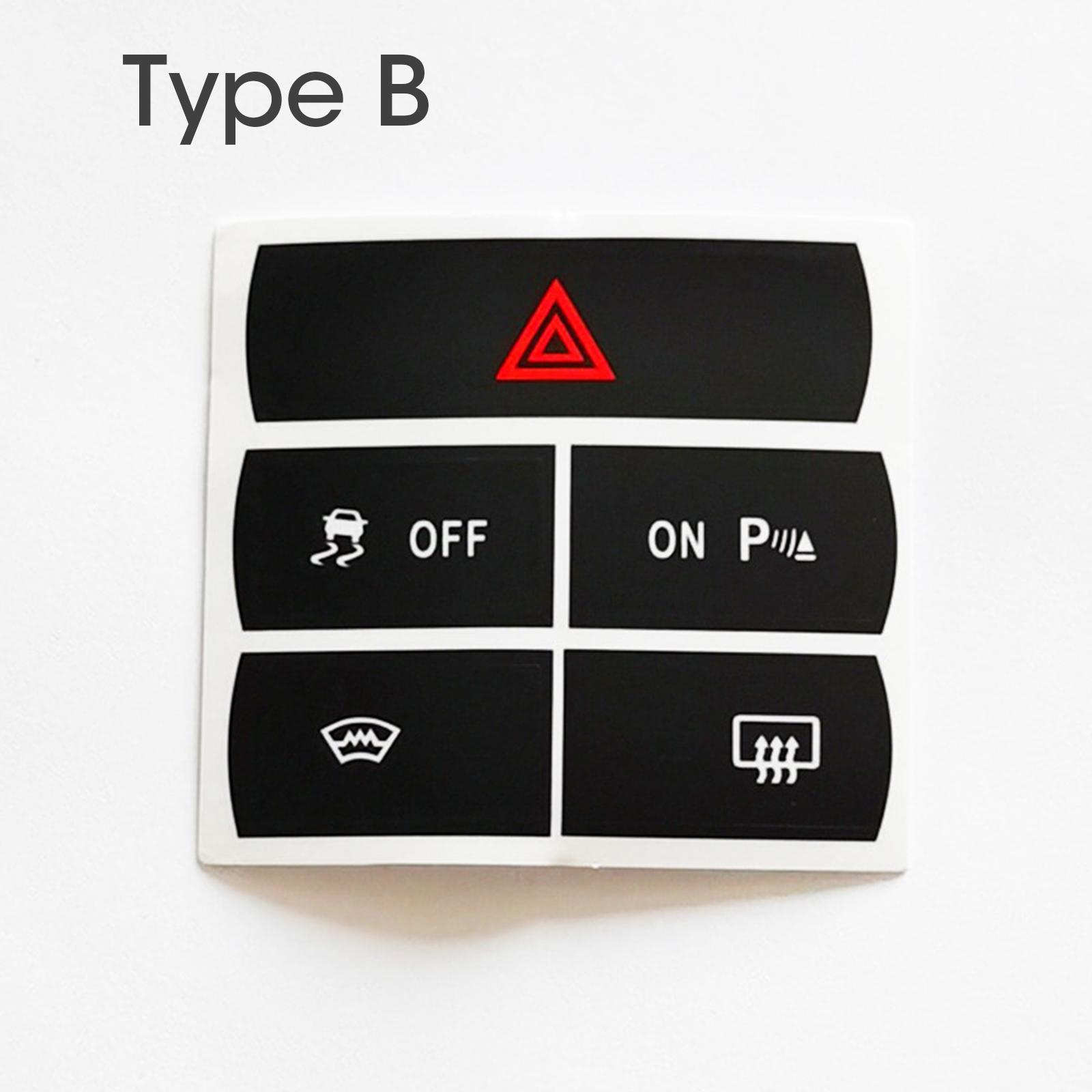 

Для ремонта кнопок автомобиля Ford наклейка виниловая наклейка высокого качества для Ford для ремонта S-Max кнопка аварийной сигнализации обогреватель и кнопка ESP