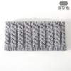 Autumn and Winter Knitted Hat, Scarf, Touch Screen Gloves, Headband, Four-piece Set, Double-layer Velvet Thermal Knitted Hat.