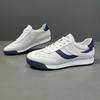Men's Leather Forrest Gump Shoes Men's Shoes Hollow Breathable Casual Flat Shoes Versatile