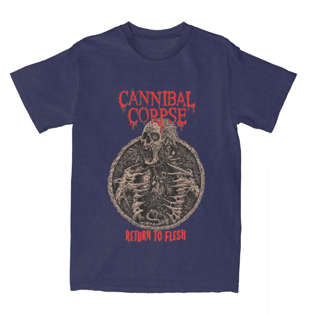 Men Women's Cannibal Corpse Return To Flesh T Shirt Apparel Death Metal Band Cotton T-shirt Clothes Vintage Tee Shirt Adult