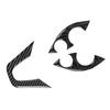 Car Carbon Fiber Steering Wheel Decoration Cover Trim Sticker Fit For Mercedes Benz Smart 453 Fortwo 2016-2021