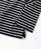 OUTSTANDING Stripe Boat Neck Long Sleeve Tee_Navy/Ivory