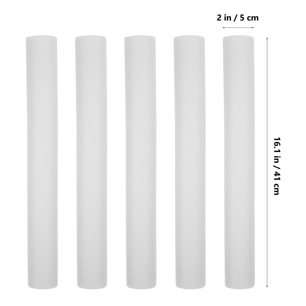 5 Pezzi Schiuma per Composizioni Floreali Bianche 40cm Stecca di Schiuma per Composizioni Floreali Materiali per Produzione Fai-da-te Fioreria Accessori Decorativi