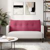 Back Cushion Burgundy Red 120 X 24 X 50 Cm Velvet