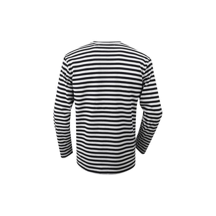 CDG play T-Shirts Men's Crew Neck Moderate Straight Fit AZ-T164-051-1
