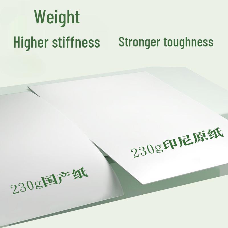 Double-Sided White Cardstock: A5/B5/B4, 300g, Extra Thick & Hard for Watercolor & Oil Painting.
