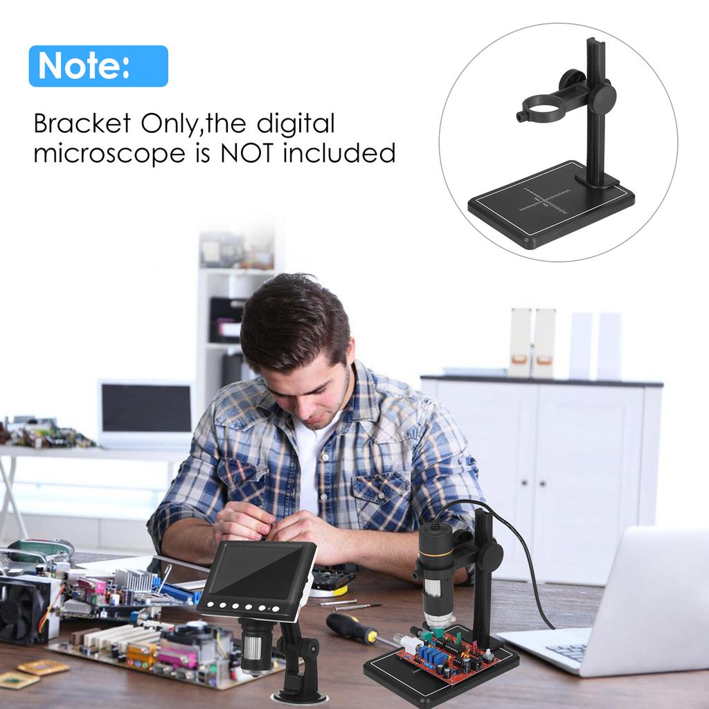 KKmoon Mini Digital Microscope Stand Magnifier Camera Up and Down Adjustable Stand Holder Universal