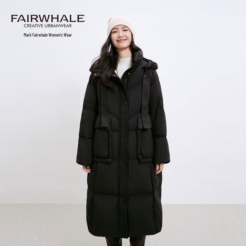 

Mark Fairwhale Women s Long Hooded Down Jacket M