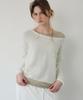 LETTERA Soft Curve Off-Shoulder Knit