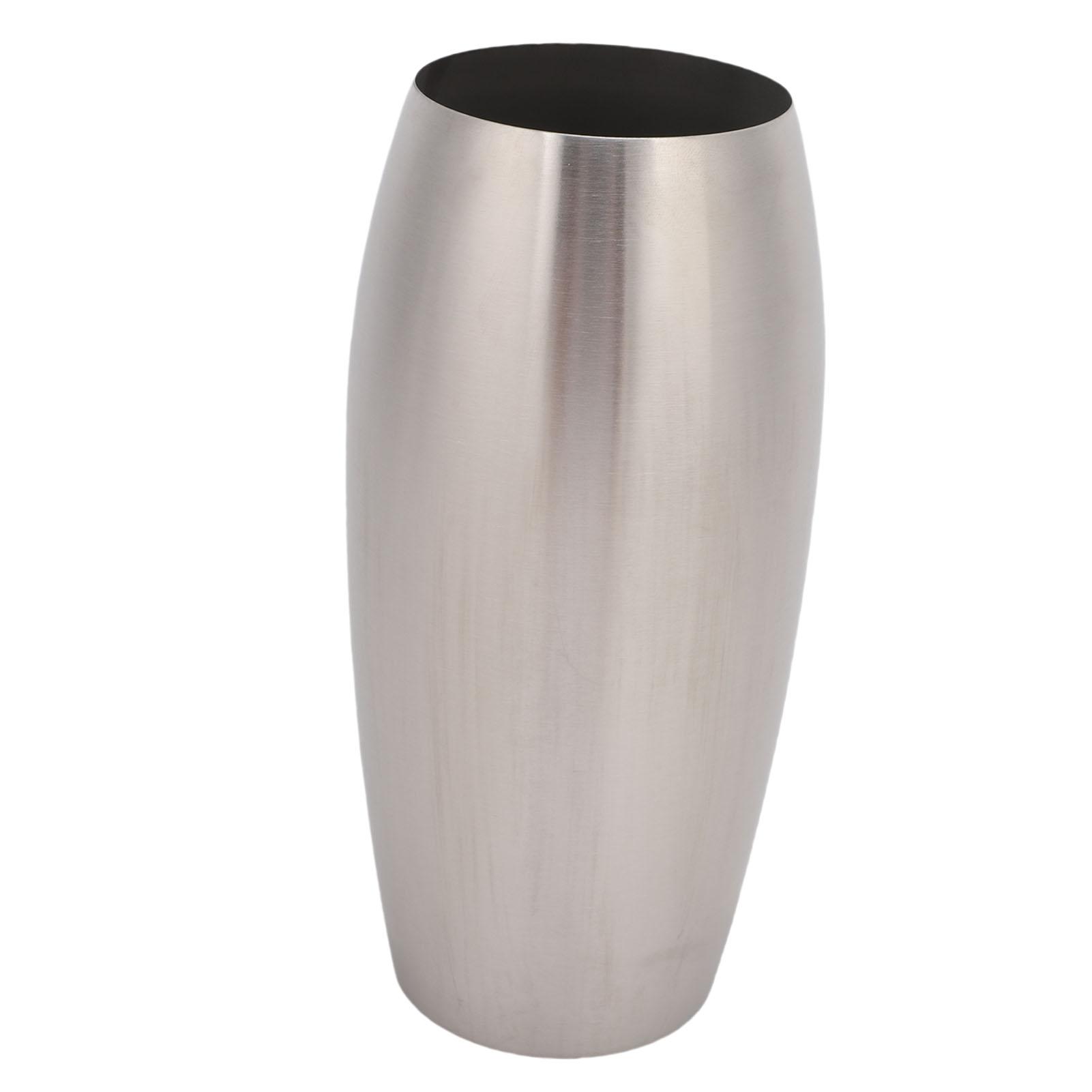 Vaso per Fiori in Acciaio Inossidabile 304 Multifunzionale Moderno Decorativo da Tavolo Vaso Idroponico per Matrimonio Hotel Casa