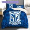 Set Biancheria da Letto con Fantasia Lech Poznań Copripiumino Federa Decorazione per la Casa Regalo (1 * copripiumino + 2 * federa, senza nucleo)