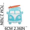 Leisure Vacation Embroidery Cloth Sticker Beach Surf Patch Sticker Bag Decoration Wave Beach Car Computer Embroidery Chapter Boy