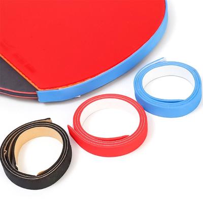 1 Paar Tischtennis Schläger Tischtennis Schläger Kantenband Professionelles Schwamm Schutz Seitenband Elastisch Verdickt Schwarz Rot Blau