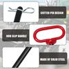 2Pcs Lawn Mower Trailer Hitch Pin 3/8 X 4 Inch Trailer Gate Pin, Heavy Duty Towing Hitch Pin With Rubber Coated, Garden Tractor Trailer Hitch Pin For