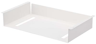 Jitsugyo 5481 Prateleira de Armazenamento Remoto para Armazenamento a Granel Sob a Mesa, Branco, Aprox.. L44XP25XA7.2cm, Torre, Tecido, Controlo,