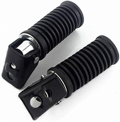 Universal Motorcycle Rear Tandem Step Bar Left and Right Set Black Z400FX GS125 ZRX400 Other