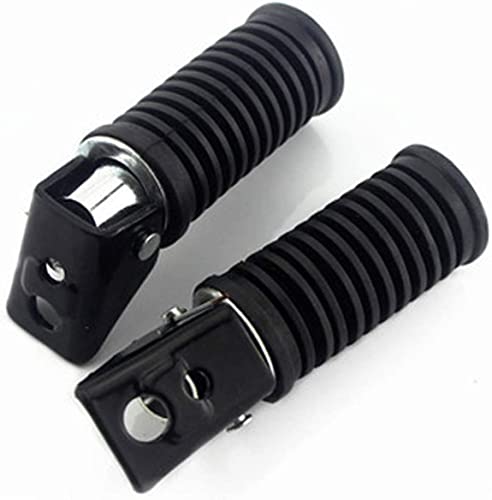 

Универсальная мотоциклетная задняя подножка для пассажира, левый и правый комплект, черный, Z400FX GS125 ZRX400 Другие чёрный