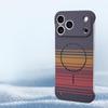 Frameless Kevlar Carbon Fiber PC For Magsafe Wireless Charge Phone Case For iPhone 17 Air 16 15 14 13 12 11 Plus Pro Max