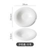 White Shaped Soup Plate Household Dish Plate Creative Fruit Salad Plate Ceramic Oval Hotel Japanese Deep Plate