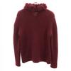 Y's made in Japan Long sleeve knit cardigan Bordeaux Youji Yamamoto Women Used