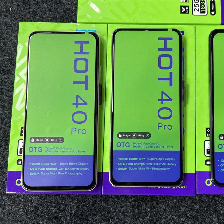 

International HD Android Smartphone Hot40Pro 16+256GB AU Plug білий
