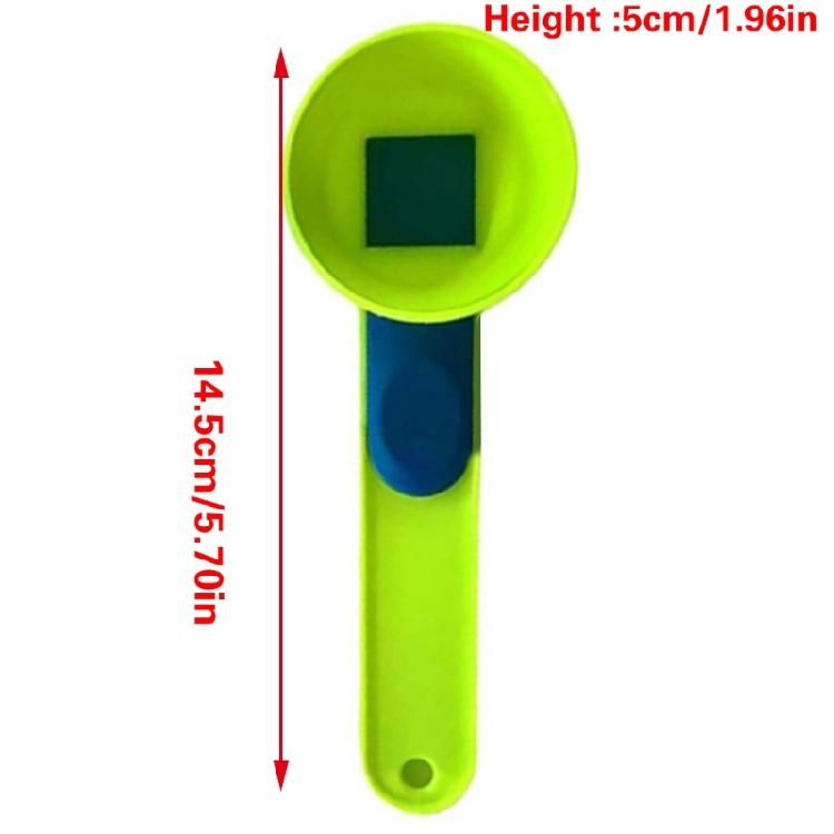 Ergonomic Long Handle Funnel Scooper Protein Powder Measuring Sliding Spoon Kitchen Accessories for Fitness Enthusiasts