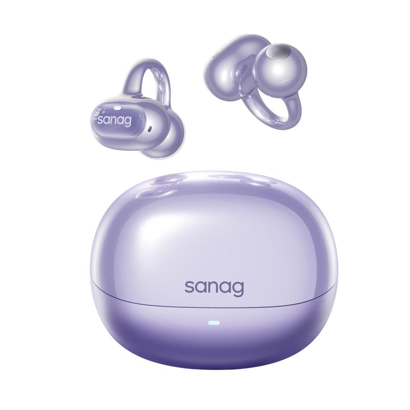 

SANAG S8S Ultra Ear Clip Bluetooth Headset with AI Translator