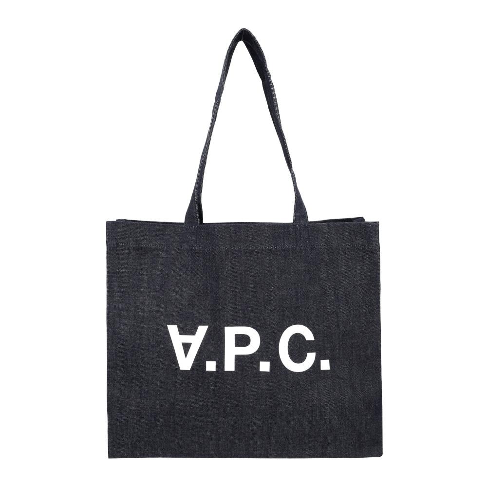 

A.p.c Denim Tote Eco Bag M61446 Iai Indigo COHIZ M61446 IAI INDIGO