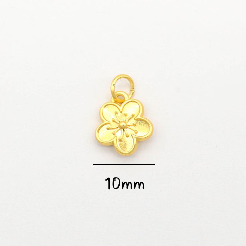 Peace & Joy Gold Sand Mala Bead Bracelet with Fortune Tag