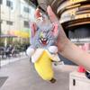 And Jerry Tom Plush Keychain With Star Moon Design For Gift Collection And