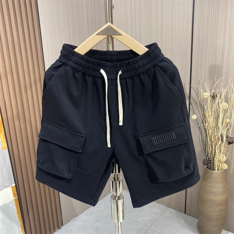 Men's Trendy Summer Elastic Waist Drawstring Shorts - Versatile, Comfortable, Fashionable Workwear