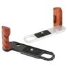 Camera L Plate Bracket with Wood Hand Grip for F2 Vlog Digital Camera Photography Studio Use